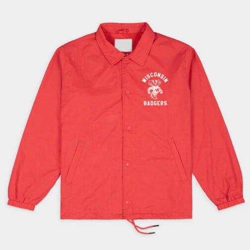Wisconsin Badgers Vintage Bucky Coaches Jacket