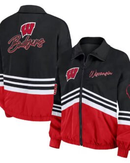 Wisconsin Badgers Throwback Windbreaker Jacket