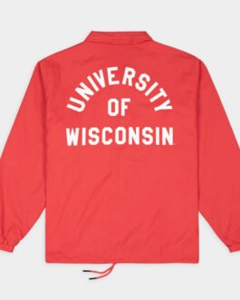 Wisconsin Badgers Vintage Bucky Coaches Jacket