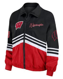 Wisconsin Badgers Throwback Windbreaker Jacket