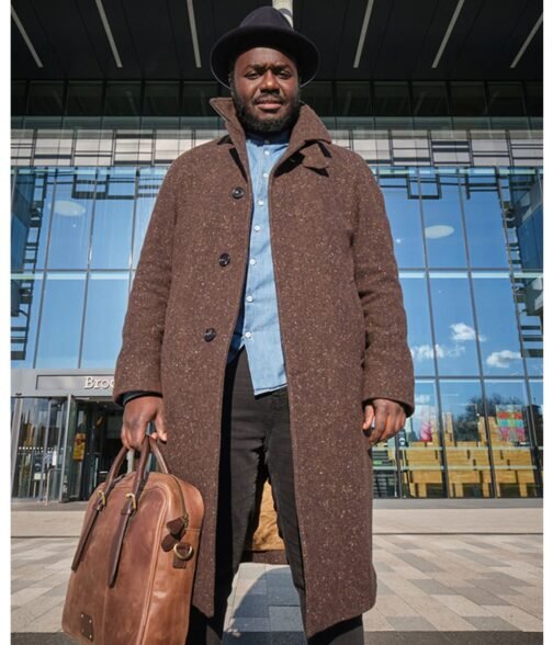 Babou Ceesay Wolfe Wool Coat - Image 2