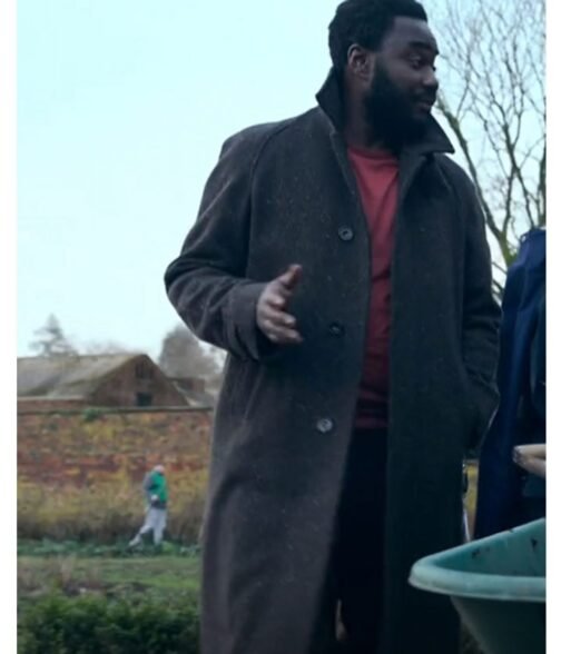 Babou Ceesay Wolfe Wool Coat - Image 5