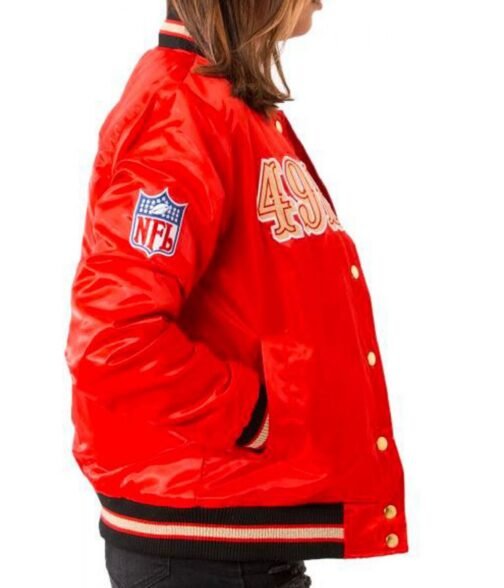Starter SF 49ers Satin Jacket - Image 3