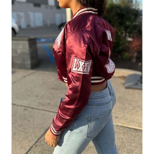 Women’s Alabama A&M University Satin Jacket - Image 4