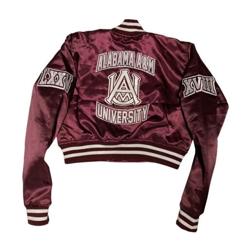 Women’s Alabama A&M University Satin Jacket - Image 2