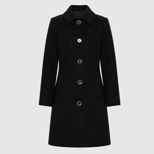 Women’s Button Wool Coat - Image 5