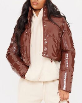 Womens Bubble Vinyl Jacket