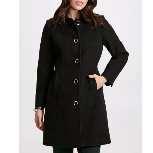 Women’s Button Wool Coat - Image 11
