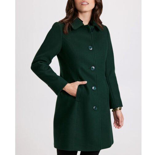 Women’s Button Wool Coat - Image 8