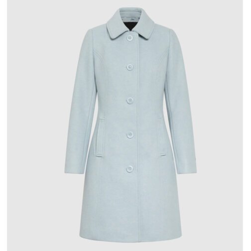Women’s Button Wool Coat - Image 4