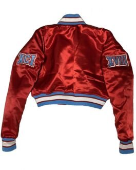 Women’s Delaware State University Burgundy Cropped Jacket
