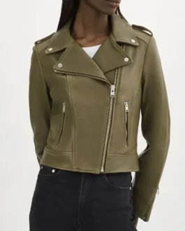 Women’s Donna Leather Biker Jacket