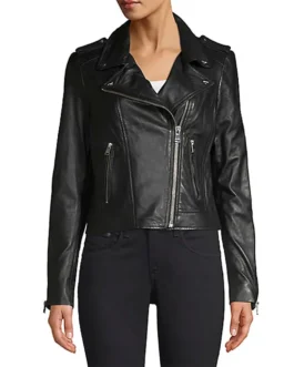 Women’s Donna Leather Biker Jacket