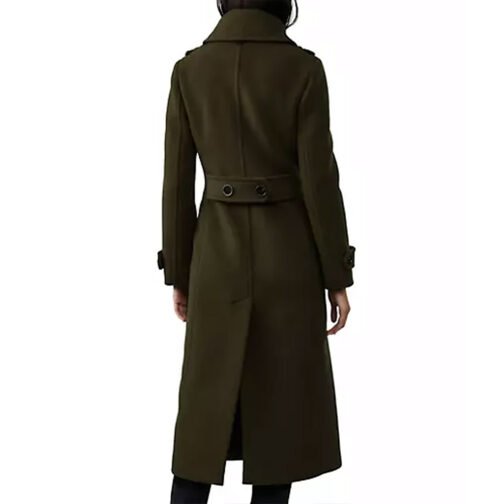 Women’s Double Face Elodie Military Coat - Image 11