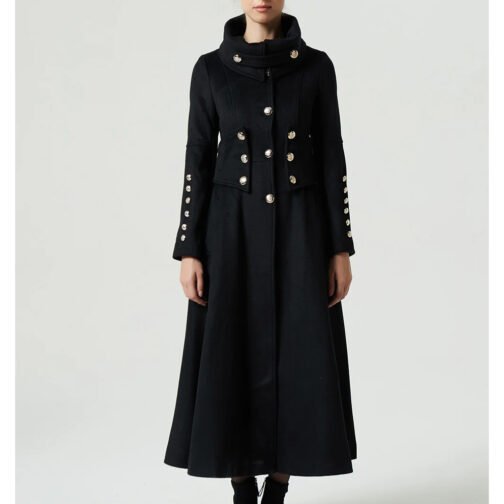 Women’s Elegant Maxi Long Coat - Image 2