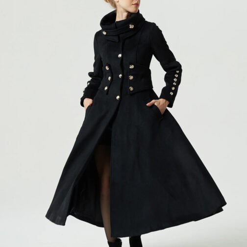 Women’s Elegant Maxi Long Coat - Image 12