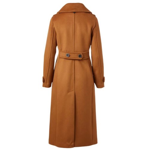 Women’s Double Face Elodie Military Coat - Image 4