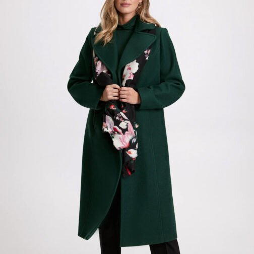 Women’s Wool Stretch Coat - Image 9
