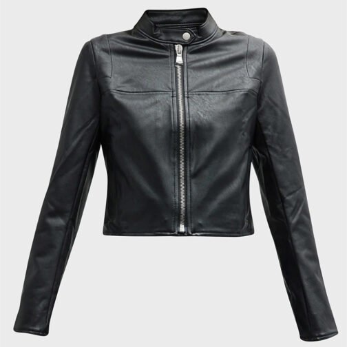 Women’s Like Leather Moto Jacket