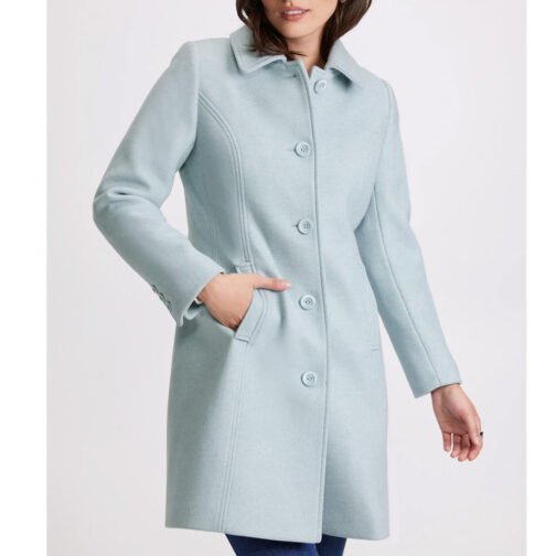 Women’s Button Wool Coat - Image 10