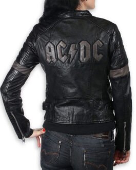 Women’s Megyn AC/DC Leather Jacket