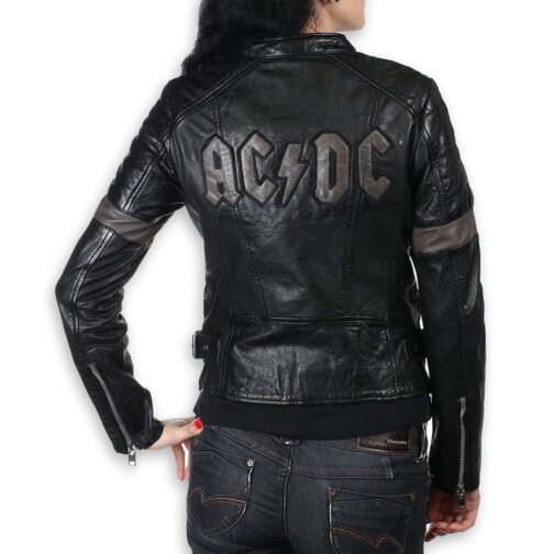 Women’s Megyn AC/DC Leather Jacket
