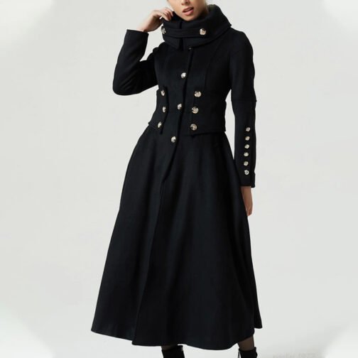 Women’s Elegant Maxi Long Coat - Image 13