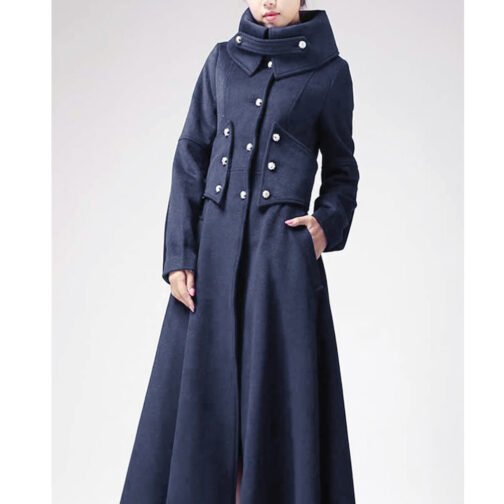 Women’s Elegant Maxi Long Coat - Image 8