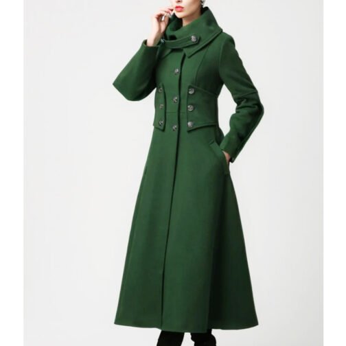 Women’s Elegant Maxi Long Coat - Image 4