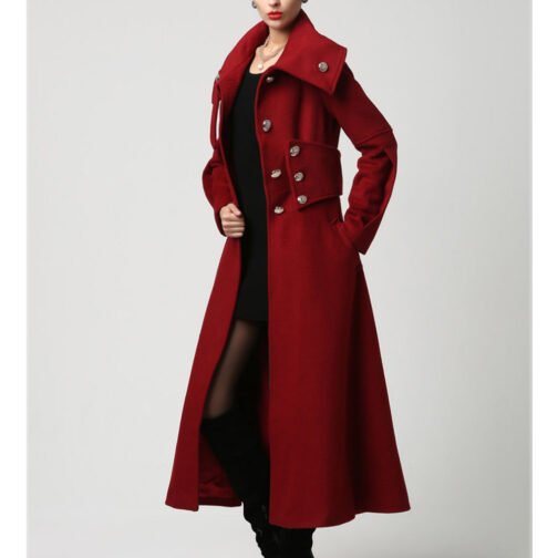 Women’s Elegant Maxi Long Coat - Image 14