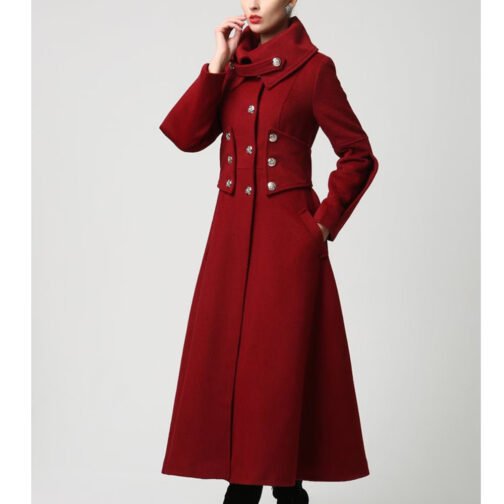 Women’s Elegant Maxi Long Coat - Image 15