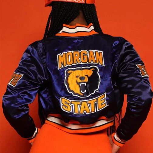 Women’s Morgan State University Bomber Jacket - Image 4