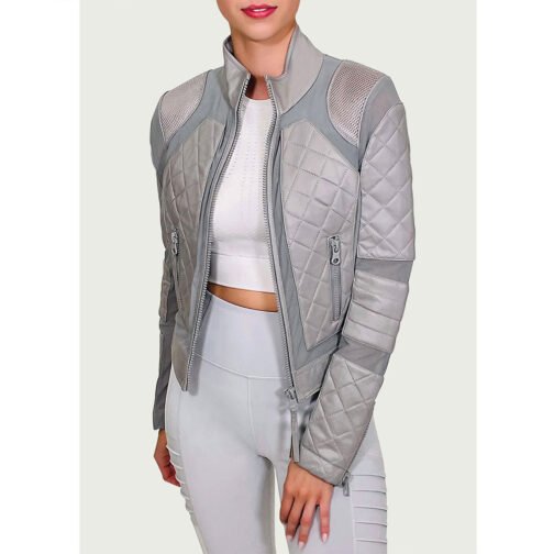 Women’s Moto Leather & Mesh Jacket - Image 26