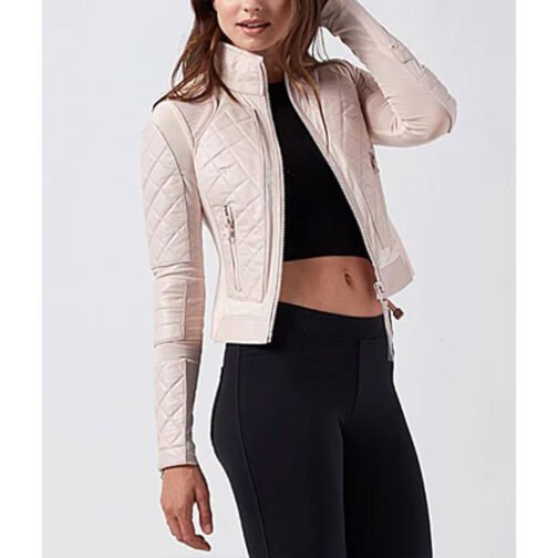 Women’s Moto Leather & Mesh Jacket - Image 27