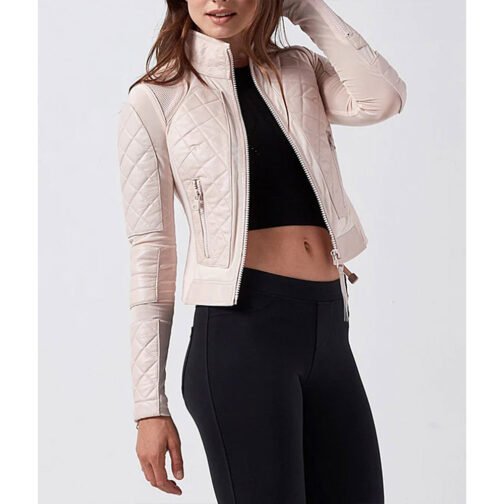Women’s Moto Leather & Mesh Jacket - Image 28