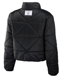 Women’s Pittsburgh Steelers Puffer Cropped Jacket
