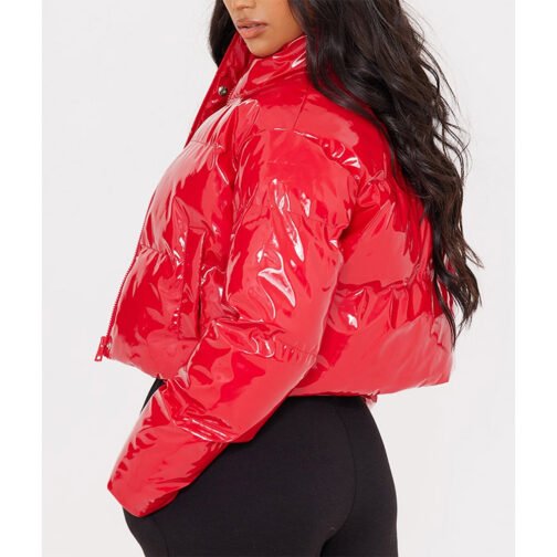Womens Bubble Vinyl Jacket - Image 19