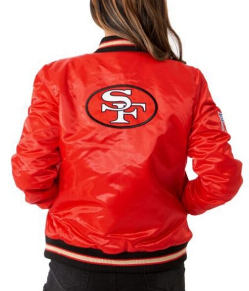 Starter SF 49ers Satin Jacket - Image 2