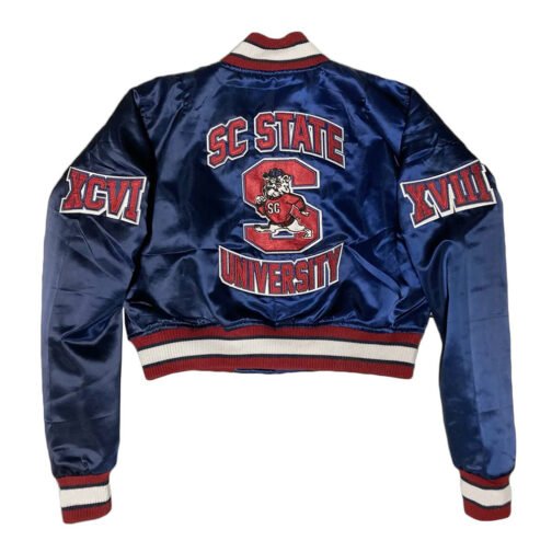 Women’s South Carolina State University Satin Jacket - Image 2