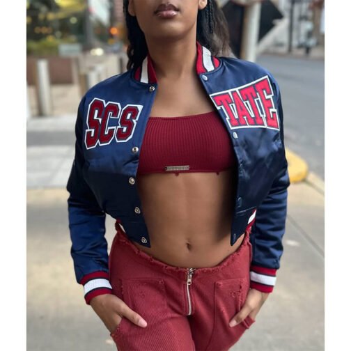 Women’s South Carolina State University Satin Jacket - Image 3