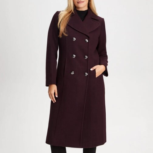 Women’s Wool Stretch Coat - Image 2