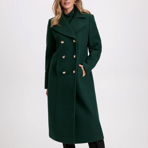 Women’s Wool Stretch Coat - Image 3
