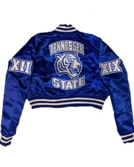 Women’s Tennessee State University Royal Bomber Jacket