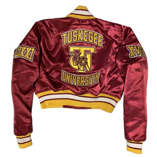 Women’s Tuskegee University Satin Jacket - Image 3