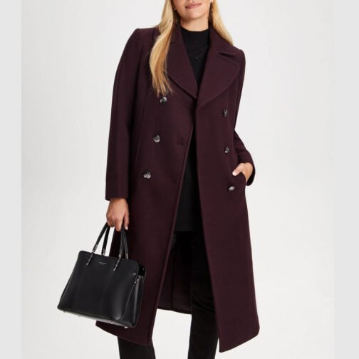 Women’s Wool Stretch Coat - Image 8