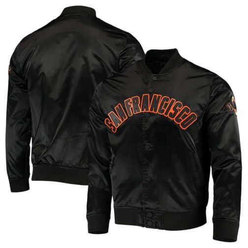 Wordmark San Francisco Giants Black Jacket - Image 3