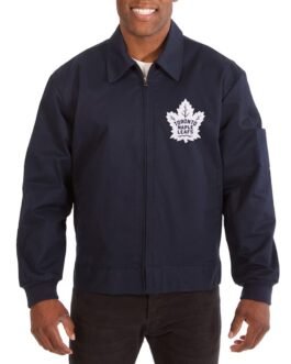 Toronto Maple Leafs Workwear Navy Cotton Jacket