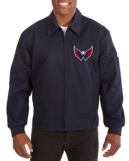 Washington Capitals Workwear Navy Cotton Jacket