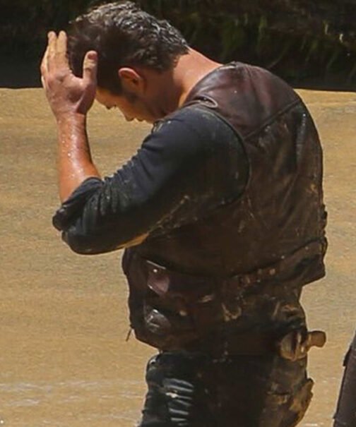 Owen Grady Jurassic World Fallen Kingdom Leather Vest - Image 10