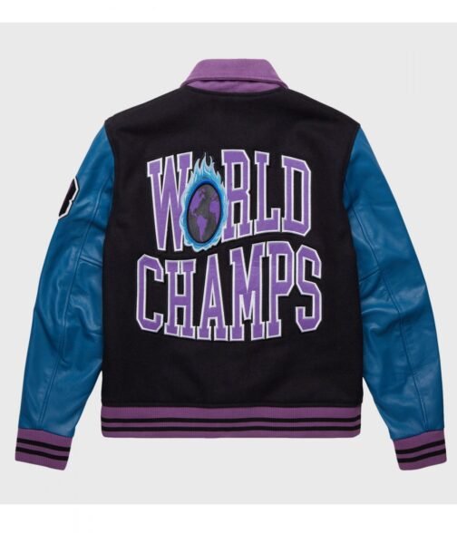 World Champs Homme Femme HF Letterman Jacket - Image 7